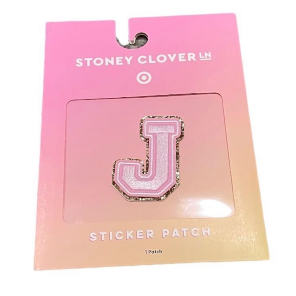 Stoney Clover Lane x Target Pink & Gold Letter J  Patch